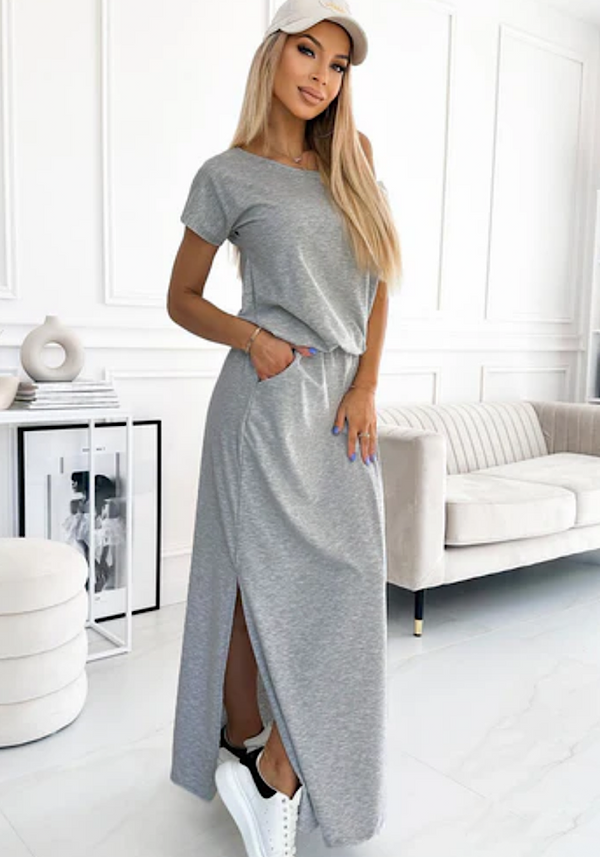 Joella maxi dress - grey