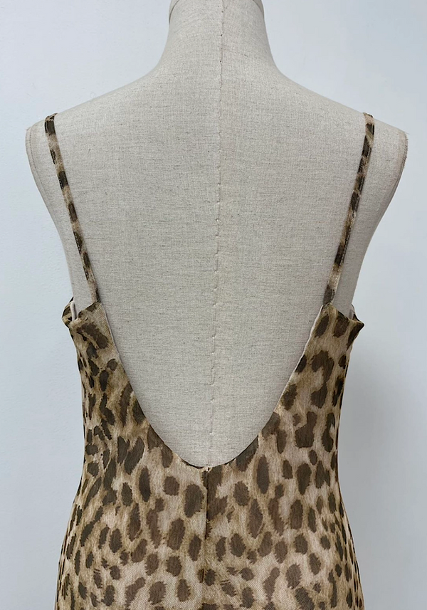 Addy leopard dress