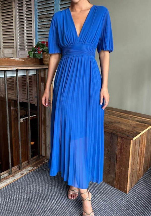 Waram dress - royal blue