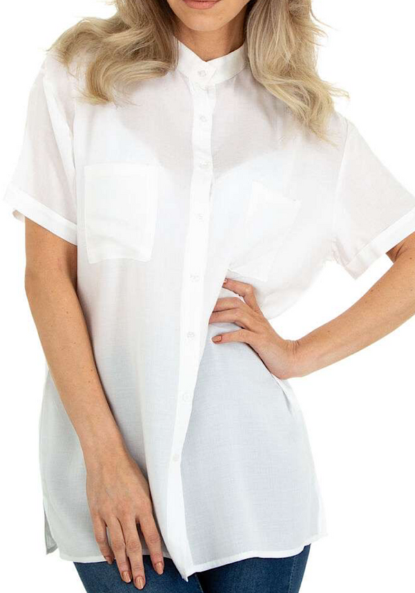 Lapo oversize shirt -white