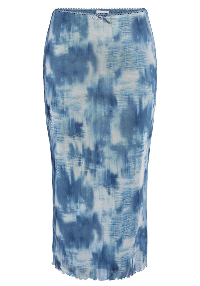 Lucia mesh skirt - blue