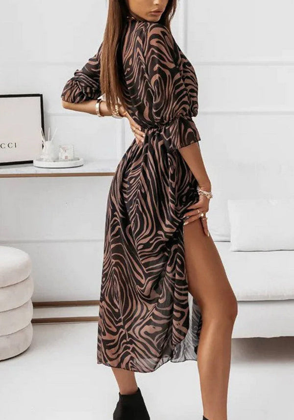 Arlette zebra dress