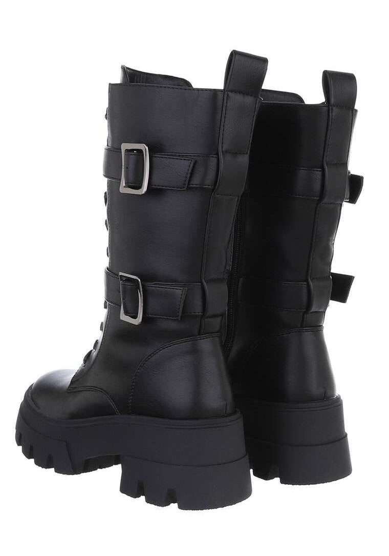Berit chunky boots -  black