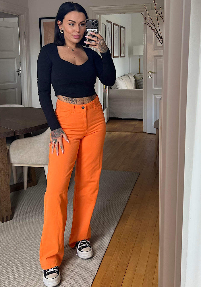 Olivia  jeans - orange