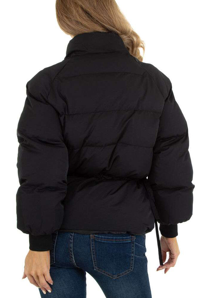 Brenda puffer jacket - black