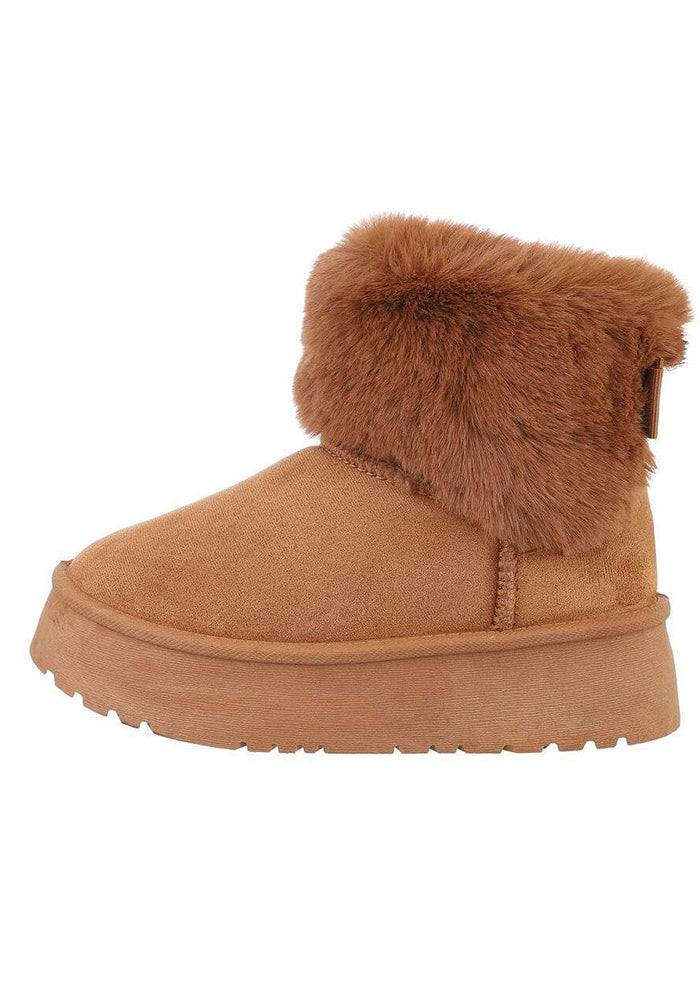 Gola teddy boots - camel