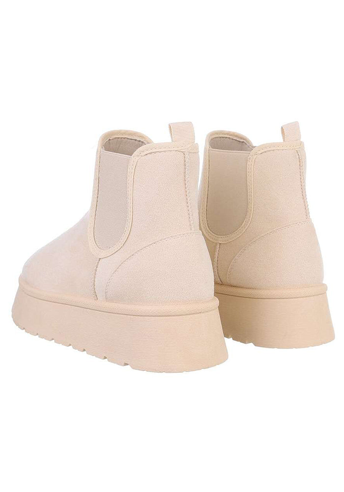 Kelly teddy boots - creme